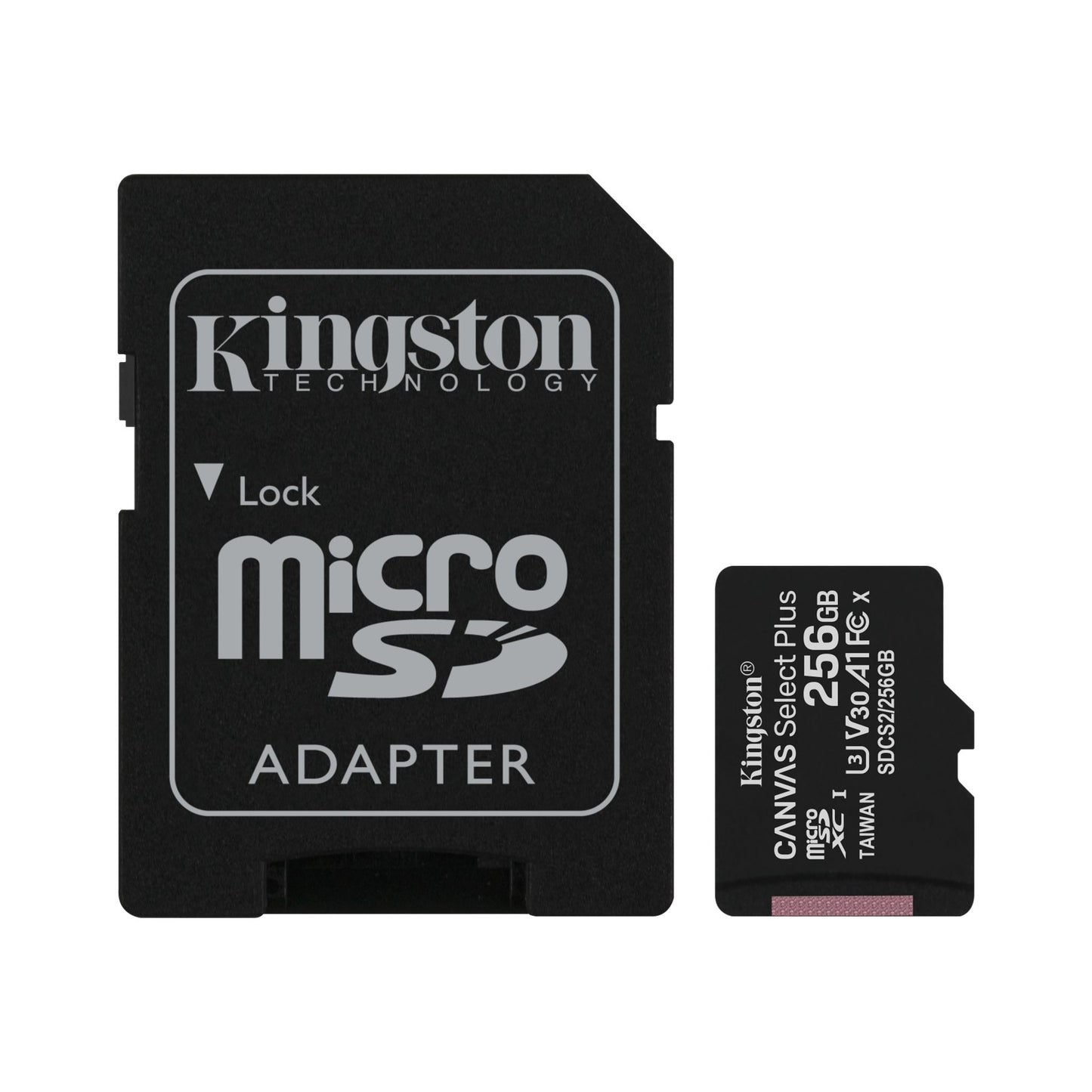 Kingston Canvas Select Plus Micro SD Card with SD Adapter, Class 10 up to 512 GB