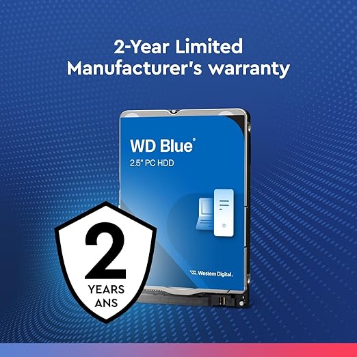 WD 2.5" Blue Mobile Hard Drive 5400RPM 7mm up to 2TB