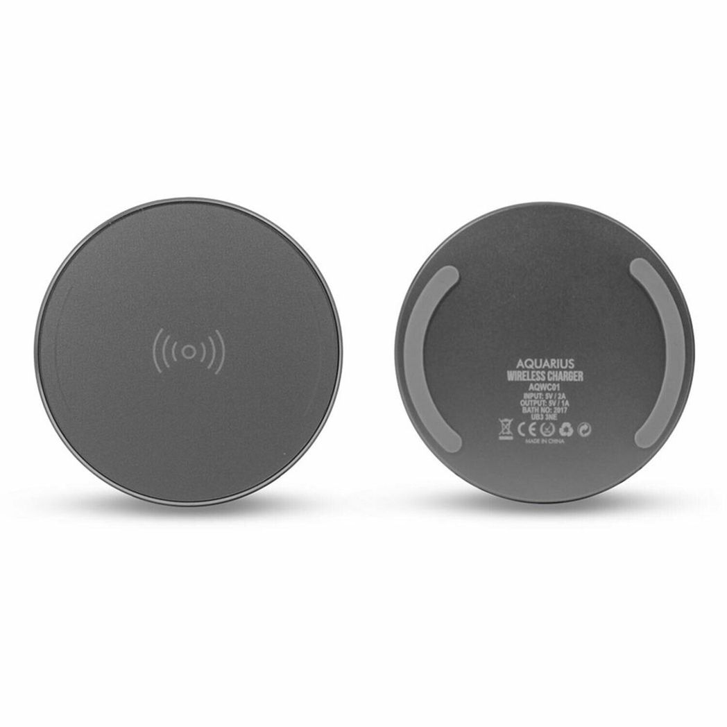 Aquarius Universal Portable Wireless Charger for all Devices[Space Grey]