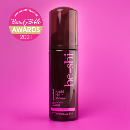 He-Shi Rapid 1 Hour Mousse  - Medium to Dark Self Tan - Quick Dry