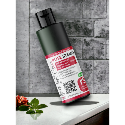 DR HERBAL Night Cream 75ml with Rose Stemcell, Shea & Passionfruit