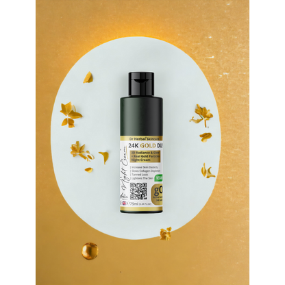 DR HERBAL Night Cream 75ml with 24K Gold, Coconut & Tiare Flower
