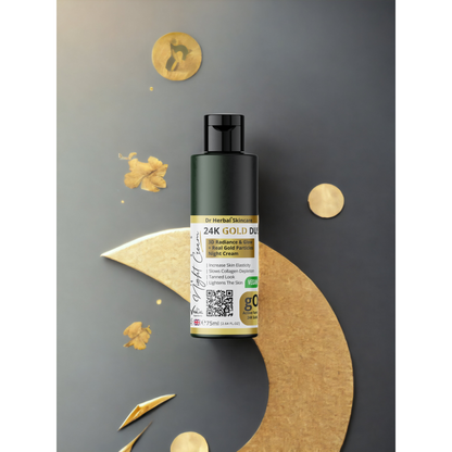 DR HERBAL Night Cream 75ml with 24K Gold, Coconut & Tiare Flower