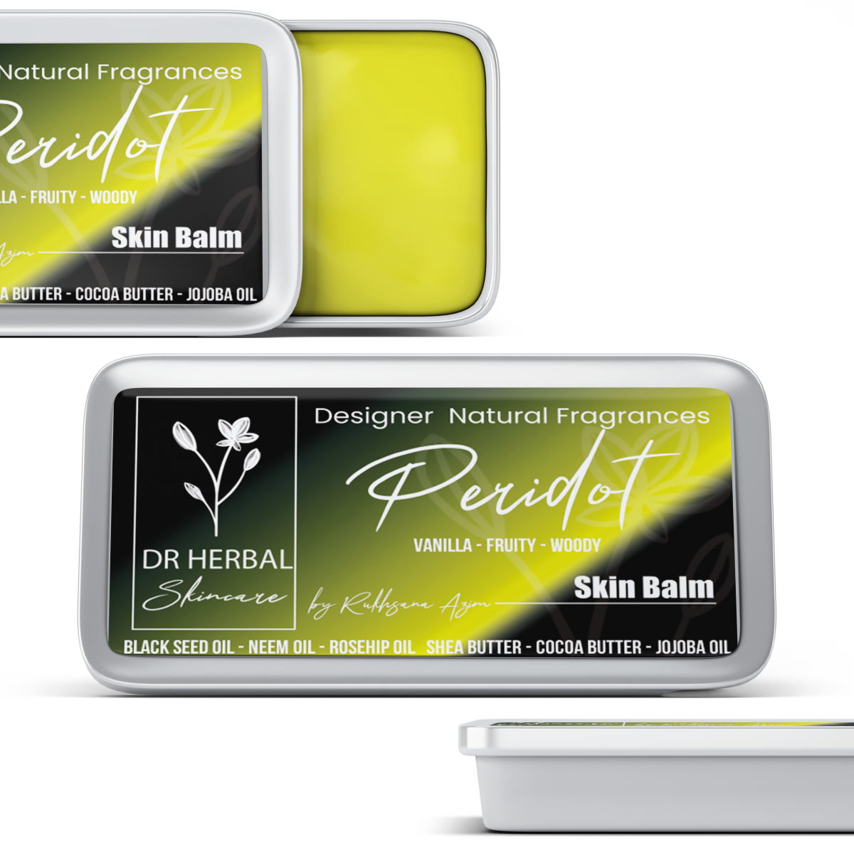 Dr Herbal Solid Fragrance Balm  Peridot  20g Spicy Orange Scent
