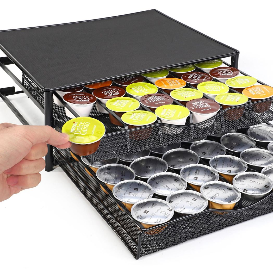 Vinsani Black Coffee Pod Double Drawer 1010402