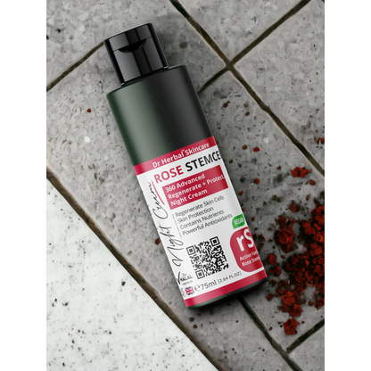 DR HERBAL Night Cream 75ml with Rose Stemcell, Shea & Passionfruit