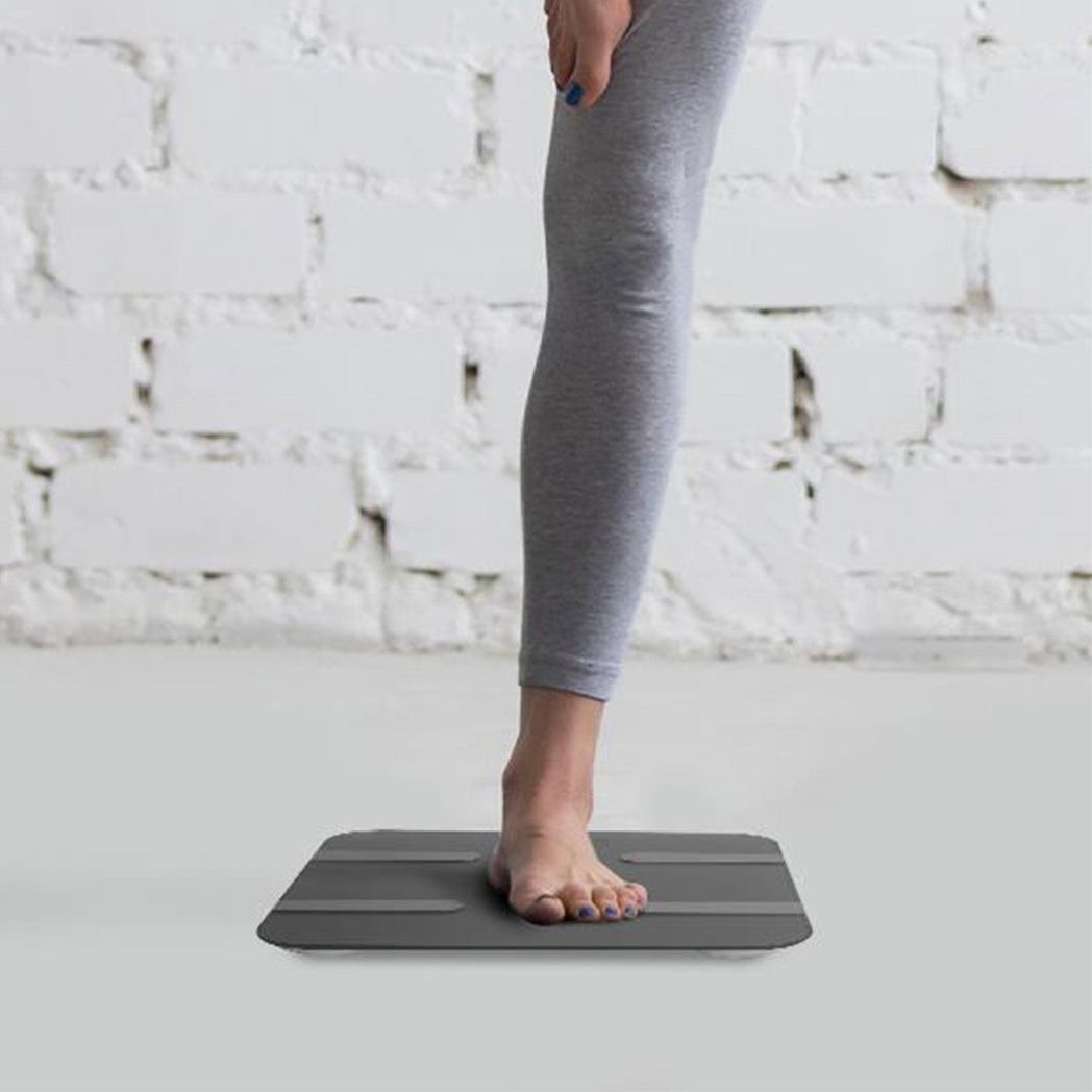 Aquarius Bluetooth 16 in 1 Smart Body Analysis Weighing Scale-Smart, Space Grey