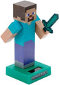 Puckator Minecraft Steve Solar Pal - Home Office Table Desk Dashboard Car Decor Decoration - Gift Ideas - Gifts For Teenage Old Boy Girl Dad Mums - Powered KIds Toys Toy Figure Figures