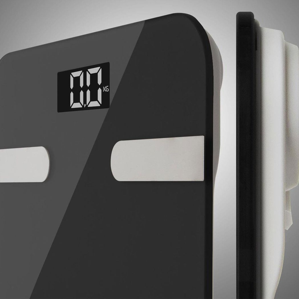 Aquarius Bluetooth 16 in 1 Smart Body Analysis Weighing Scale-Smart, Space Grey