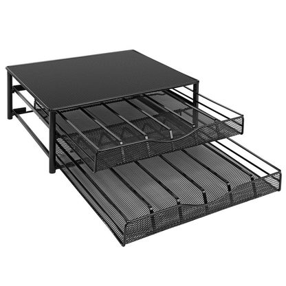 Vinsani Black Coffee Pod Double Drawer 1010402