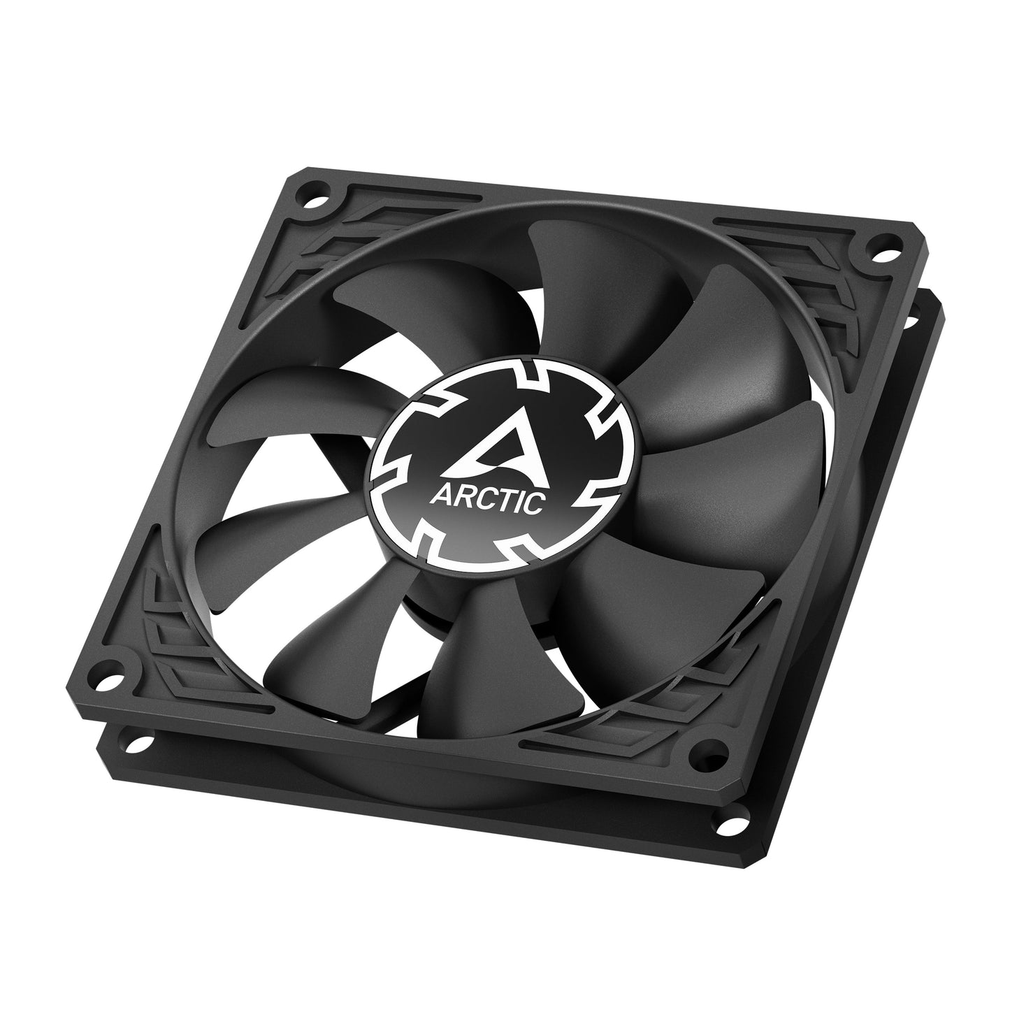 ARCTIC P8 Slim 8cm PWM PST Case Fan w/ Cable Splitter & Fluid Dynamic 300-3000 RPM