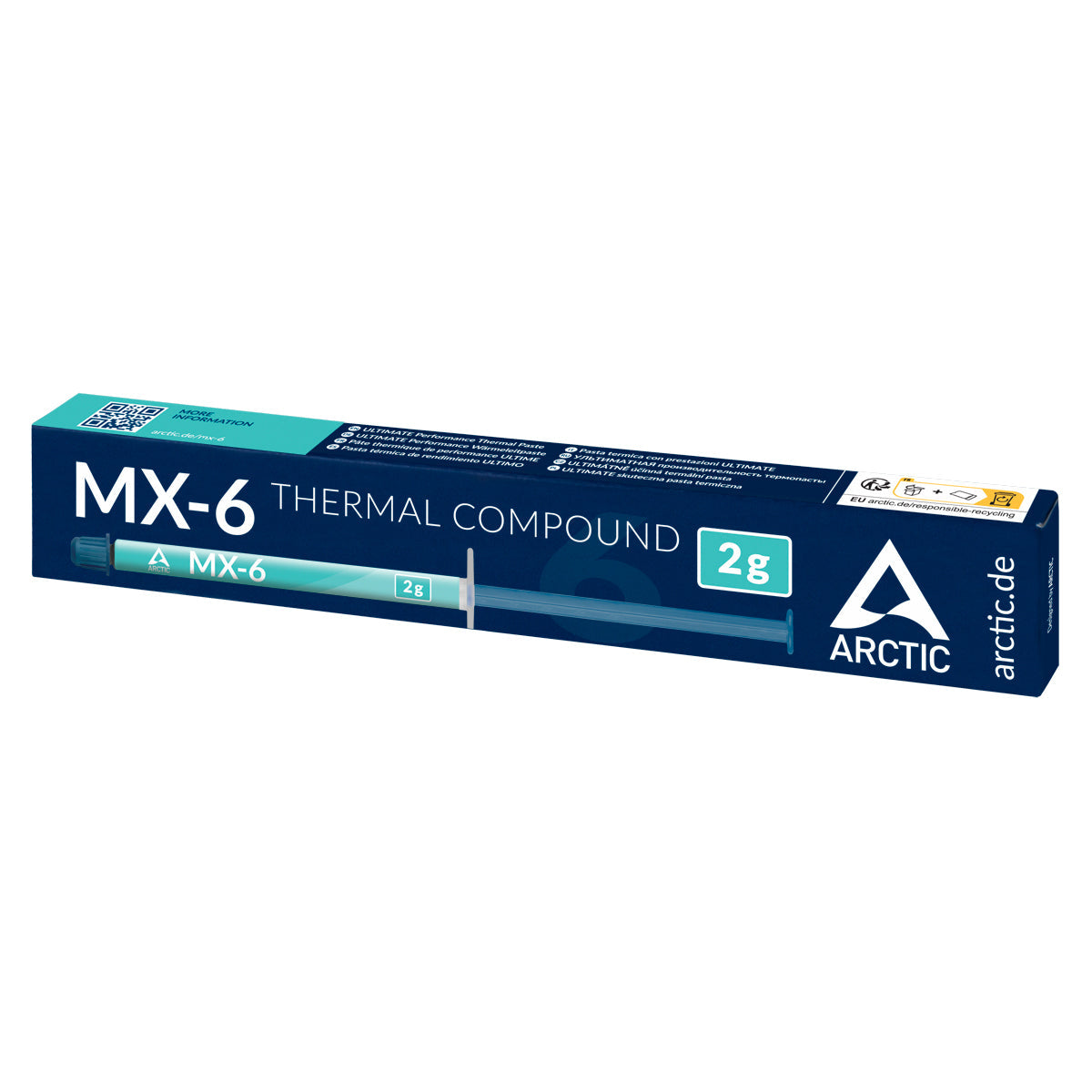 Arctic MX-6 High Performance Thermal Compound with Syringe 2g~8g