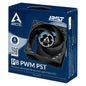 Arctic P8 8cm Pressure Optimised PWM PST Case Fan Cable Splitter & Fluid Dynamic - 200-3000 RPM