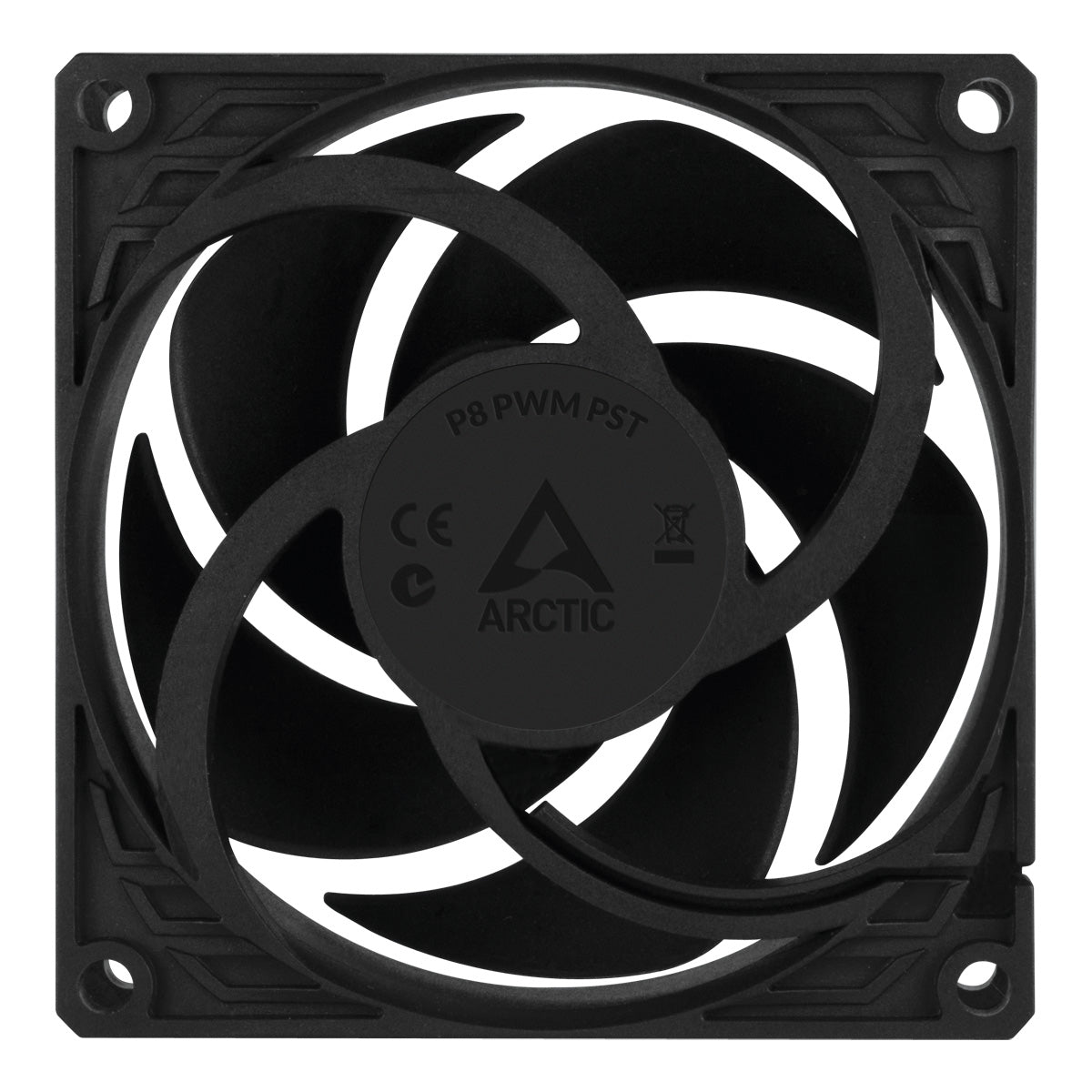 Arctic P8 8cm Pressure Optimised PWM PST Case Fan Cable Splitter & Fluid Dynamic - 200-3000 RPM