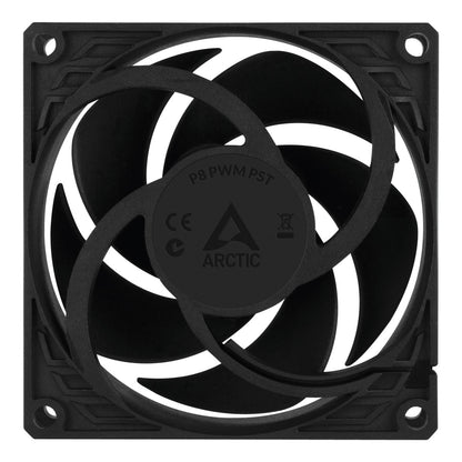 Arctic P8 8cm Pressure Optimised PWM PST Case Fan Cable Splitter & Fluid Dynamic - 200-3000 RPM