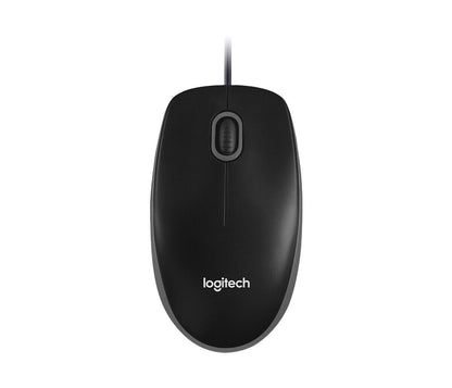 Logitech B100 Wired USB Optical Mouse Ambidextrous