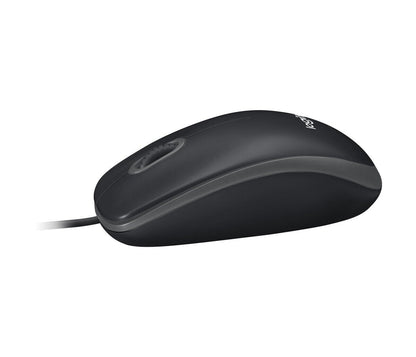 Logitech B100 Wired USB Optical Mouse Ambidextrous