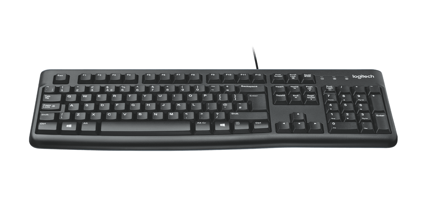 Logitech K120 USB Low Profile Wired Keyboard