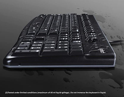 Logitech K120 USB Low Profile Wired Keyboard