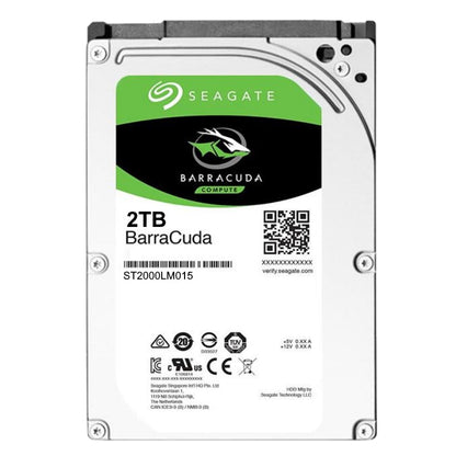 Seagate 2.5" BarraCuda Hard Drive 5400RPM 7mm with up to 5TB