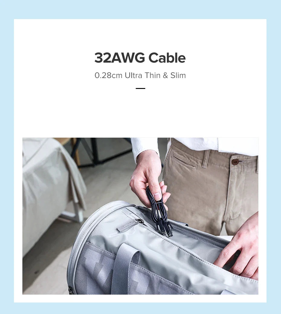 UGREEN Cat 6A Slim Ethernet Cable up to 10Gbps