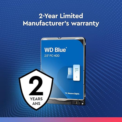 WD 2.5" Blue Mobile Hard Drive 5400RPM  7mm up to 2TB