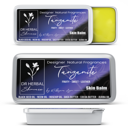 Dr Herbal Solid Fragrance Balm Tanzanite 20g Fruity Smoky Scent