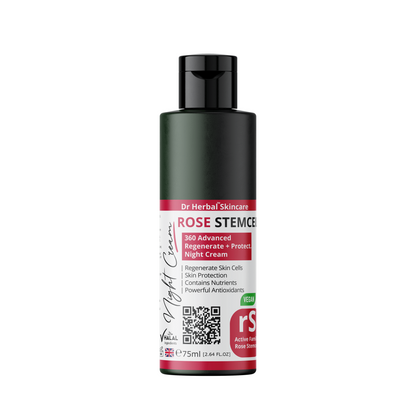 DR HERBAL Night Cream 75ml with Rose Stemcell, Shea & Passionfruit