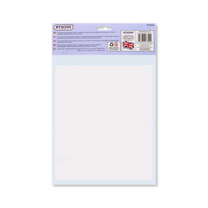 3 x 4m Clear Plastic Dust Sheet
